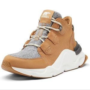 Sorel Women's Kinetic Rngd Caribou Boot Waterproof Leather  NWT size 9